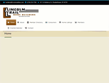 Tablet Screenshot of lincolntrailhba.com